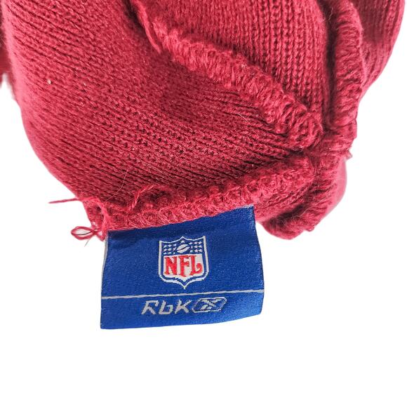 Arizona Cardinals Reebok Beanie Hat Embroidered Design Red NFL Cap One Size - Picture 3 of 3